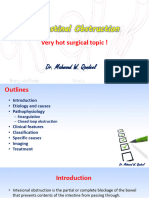 Intestinal Obstruction: Very Hot Surgical Topic !