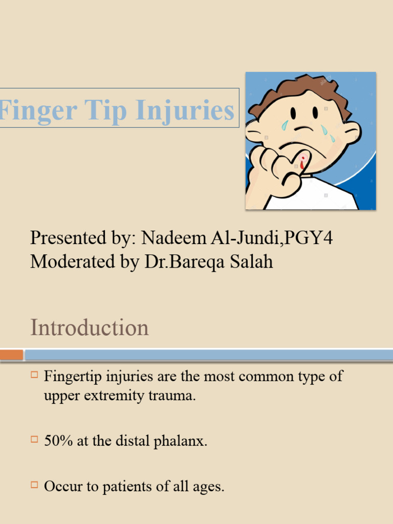 Finger Tip Injury PDF Finger Amputation