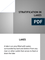 Stratification in Lakes