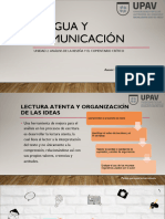 Lectura Atenta y Organización de Las Ideas