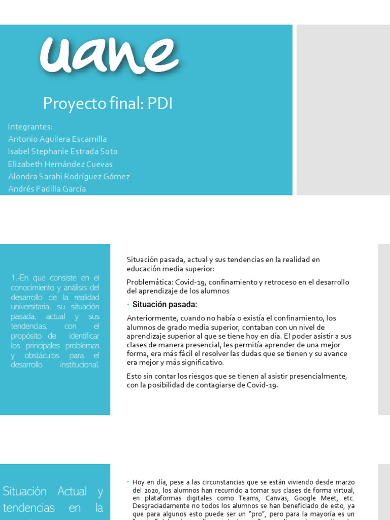 Proyecto Final Planeación | PDF | Planificación | Evaluación