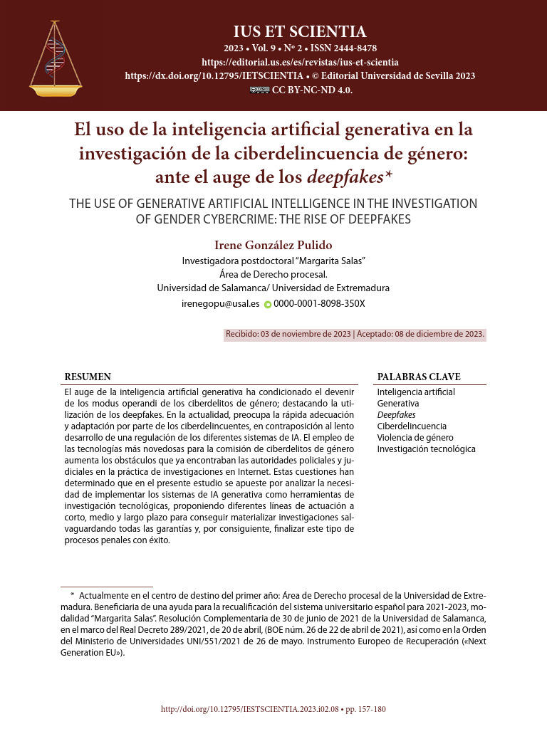 El Uso de La IAG - Auge Deepfakes | PDF | Inteligencia artificial ...
