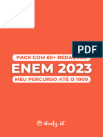 Pack 60+ Redações ENEM 2023