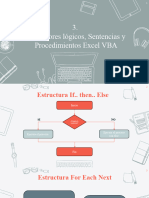 Capitulo 3 Operadores Lógicos, Sentencias y Procedimientos Excel VBA