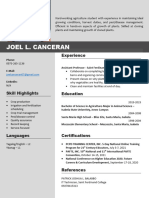 Joel Canceran Resume