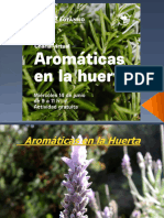 Presentacion Charla Aromaticas en La Huerta Junio 2023