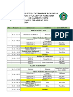 Jadwal Kegiatan Pondok Ramadhan 2024