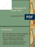 Download Kebijakan Mengenai K3 Rumah Sakit by -Rizqan lazuardi Azhari  SN71880583 doc pdf