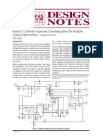 Flyback Controller Improves Cross Regulation For Multiple Output Applications