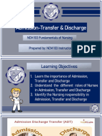 Admission Transfer and Discharge