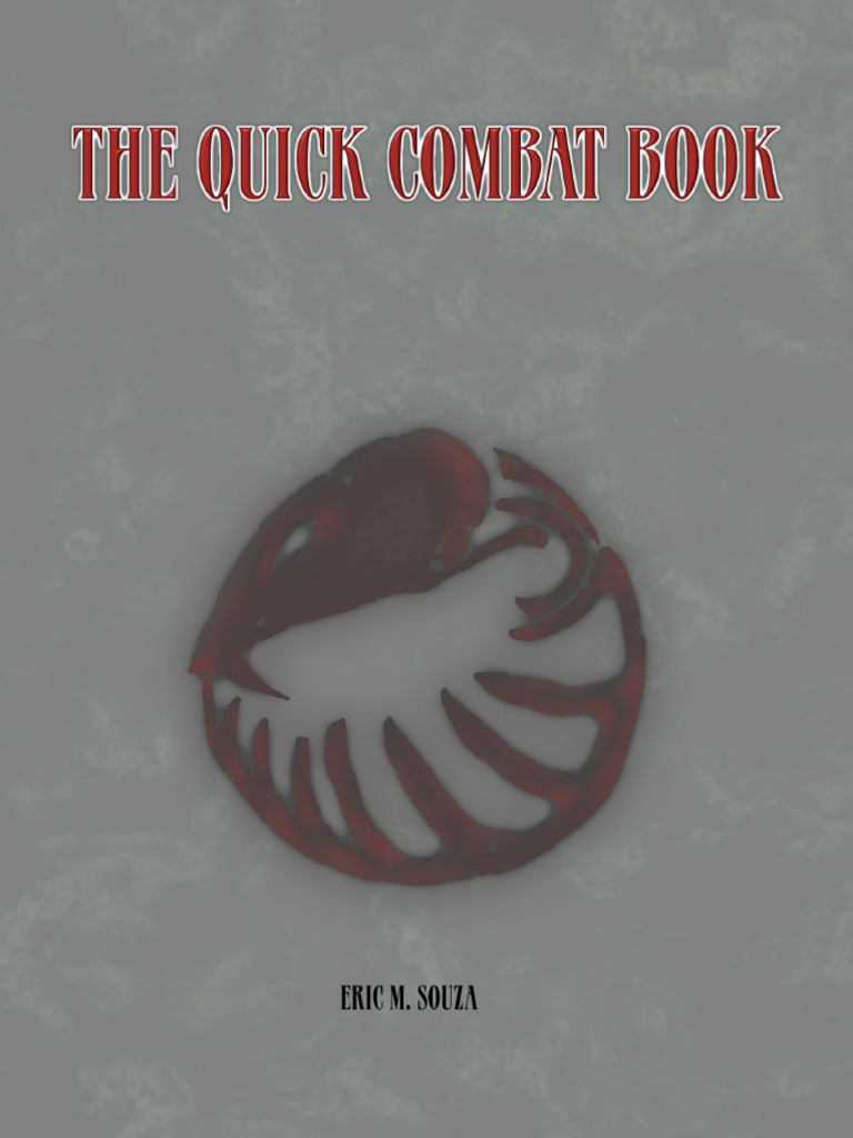 2240317-The Quick Combat Book Interior | PDF | Tabletop Games | Role ...