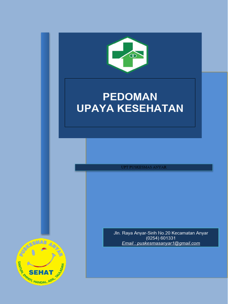 Pedoman Upaya Kesehatan Puskesmas Anyar | PDF