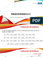 Aula 3 - Exergia em Sistemas Fechados e Sistemas Abertos