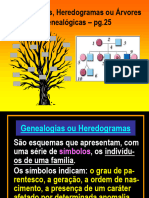 Genealogias, Heredogramas Ou Árvores Genealógicas pg.25