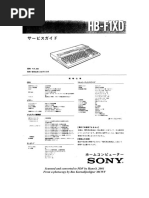 Sony HB-F1XD Service Manual