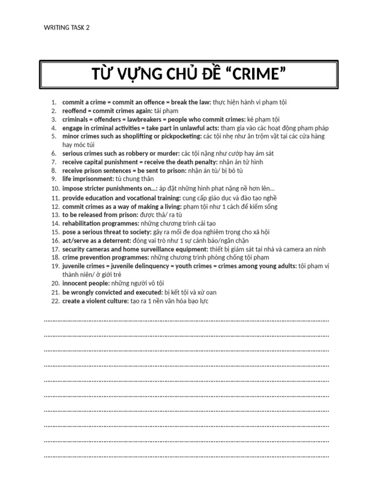 Ielts Vocabulary | PDF