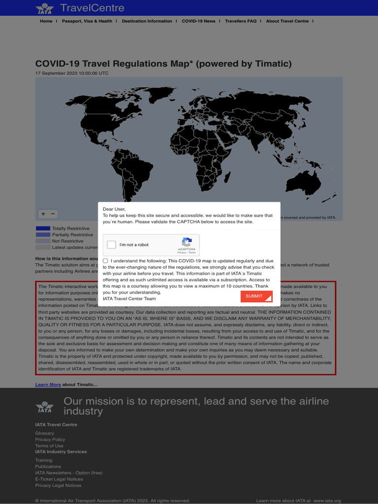IATA International Travel Document News PDF Information