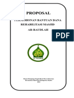 Proposal Masjid Ar-Raudlah Sukowono Tanpa TTD