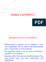 Herbal Excipients 1