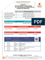 SGP-14SSO-STDTC-00011 Estándar Cambio Ruedas y Control de Torque