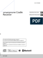 Smartphone Cradle Receiver: Operating Instructions Manual de Instrucciones