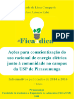 Ações para Conscientização Do Uso Racional de Energia Elétrica Junto À Comunidade No Campus Da USP de Pirassununga