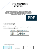 Unit 5 Memory System
