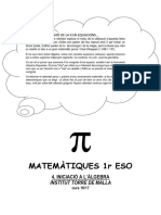 Tema 4 Iniciació A L'àlgebra