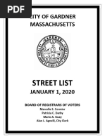 2020 Gardner Street List | PDF