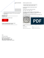Diagnostico de Matemática Sistema de Numeracion