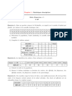 Statistique - PDF Exercices