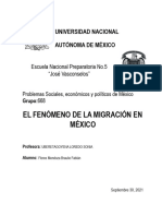 668 - Flores Mendoza Braulio Fabián - El Fenómeno de La Migración en México