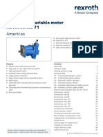 Axial Piston Variable Motor A6VM Series 71: Americas