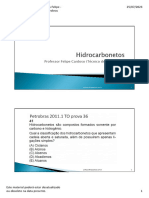 Hidrocarboneto - Questões de Concurso - Professor Felipe Cardoso