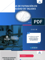 Analisis de Filtracion en Estabilidad de Taludes - Curso Estabilidad de Taludes