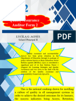 Quality Assurance Auditor's Form 2