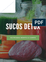 Sucos Detox Cardapio