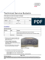 Audi Technical Service Bulletin Tail Gate Swtich Light