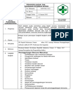 Sop Penanggulangan Dan Penanganan Outbreak