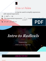 Q3 - Intro To Radicals