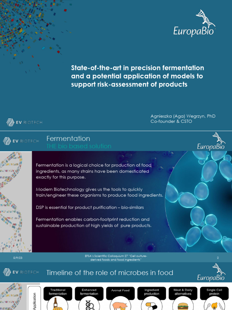 Precision Fermentation: Risk Assessment Models | PDF | Foods | Fermentation
