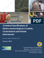 Technical Specifications of Hydro Meteorological