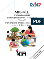 Mtb-Mle: (Kapampangan) Ikatlong Markahan - Modyul 32: (Week 2) Pamangilala Ampon Pamanggamit Kareng Salitang Kimut