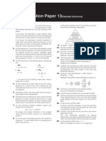 2023 CBSE 10th Science Sample Paper 13 Sol.