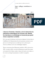 Patrimoine Archéologique - Pillage, Vandalisme Et Indifférence Des Autorités - Le Matin D'algérie