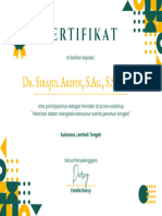 Dr. Sirajul Arifin, S.ag., S.S., M.E.I