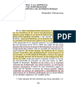 A.Cattaruzza, 2003. La Historia y La Ambigua Profesión de Historiador en La Argentina de Entre Guerras