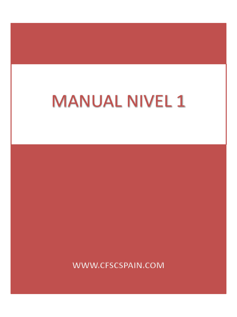 Manual CFSC Nivel 1: Guía de Estudio | PDF
