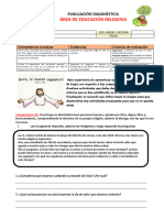 Evaluación Diagnóstica 2DO SEC. ESTUDIANTE