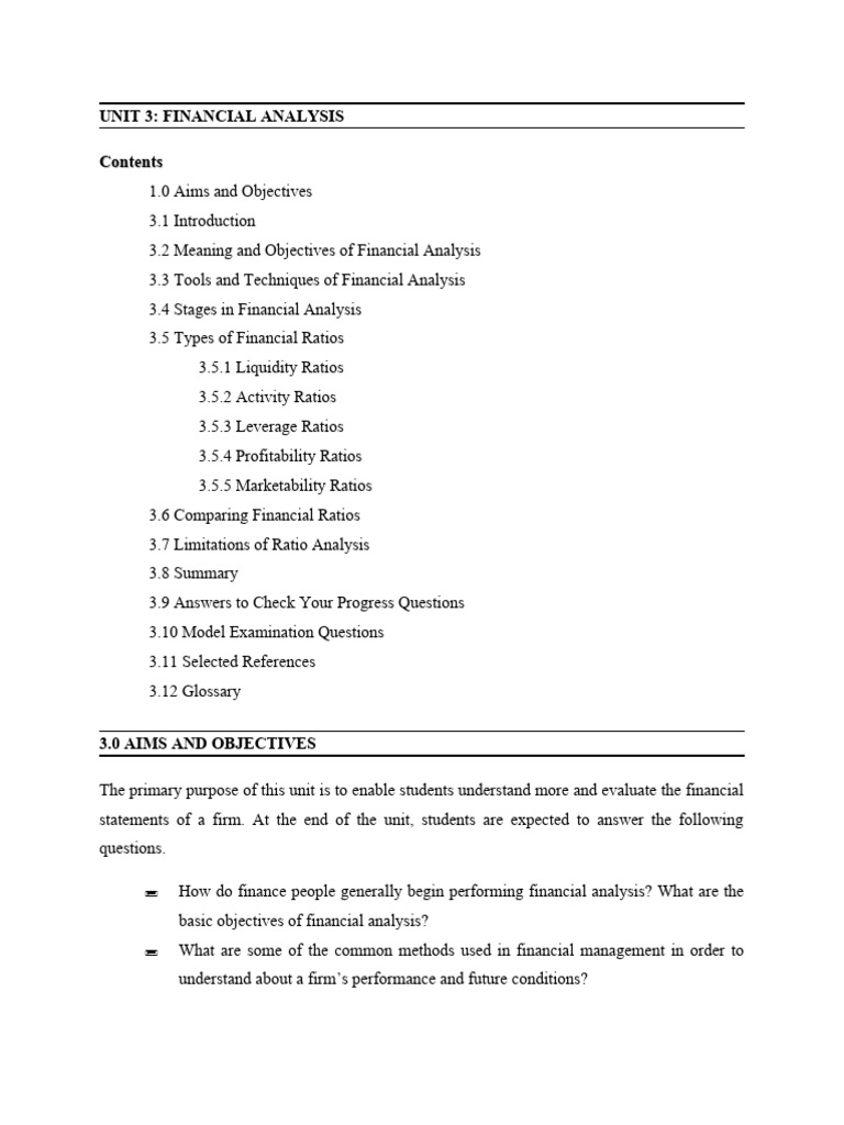 Financial Analysis Techniques and Ratios | PDF | Dividend | Equity ...